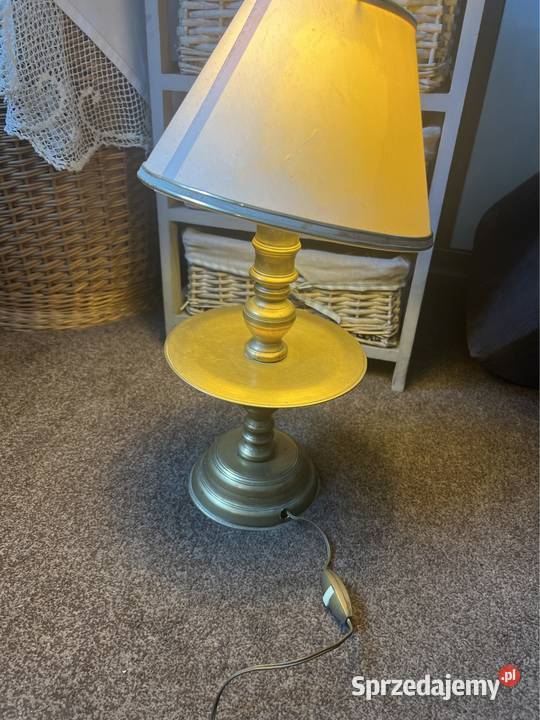 Stara lampa mosiężna kolekcjonerska inny kolor Oświetlenie Zabrze
