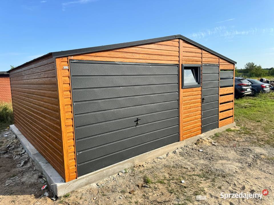 Garaż Blaszany 6x6 drewnopodobny premium 9x6 9x7 Siedlce sprzedam