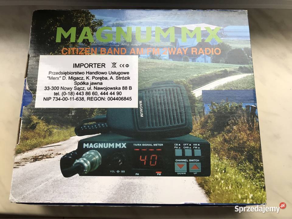 CB radio Magnum MX antena CB Justynów