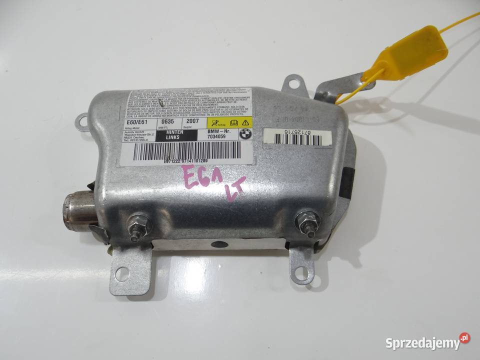 PODUSZKA POWIETRZNA LEWY TYŁ BMW E61 7034059 Strzyżewice