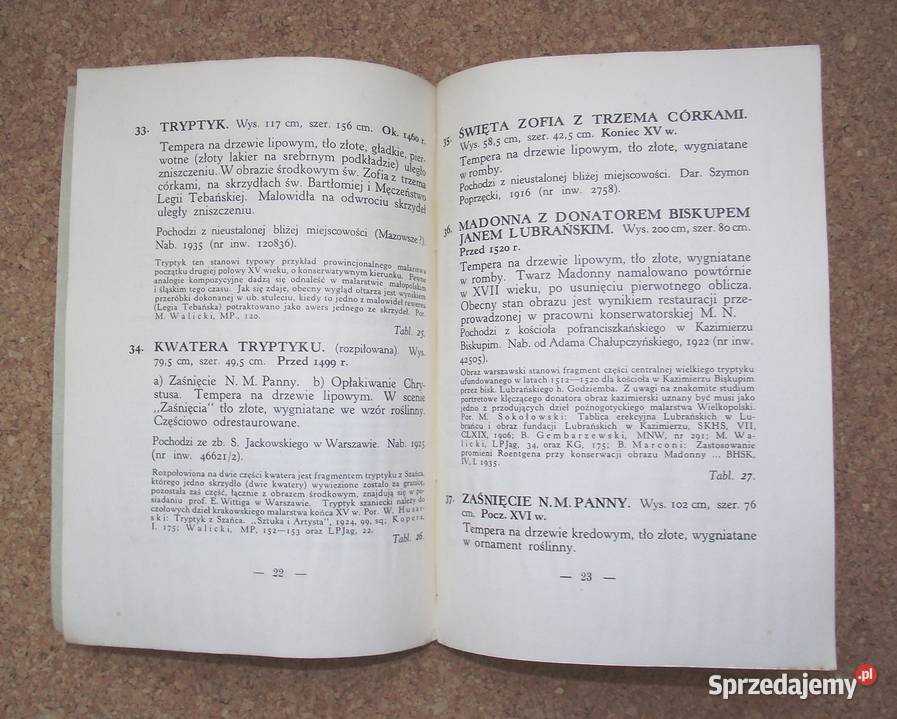 S Katalog wystawy polskiej sztuki cechowej Antykwariat Warszawa
