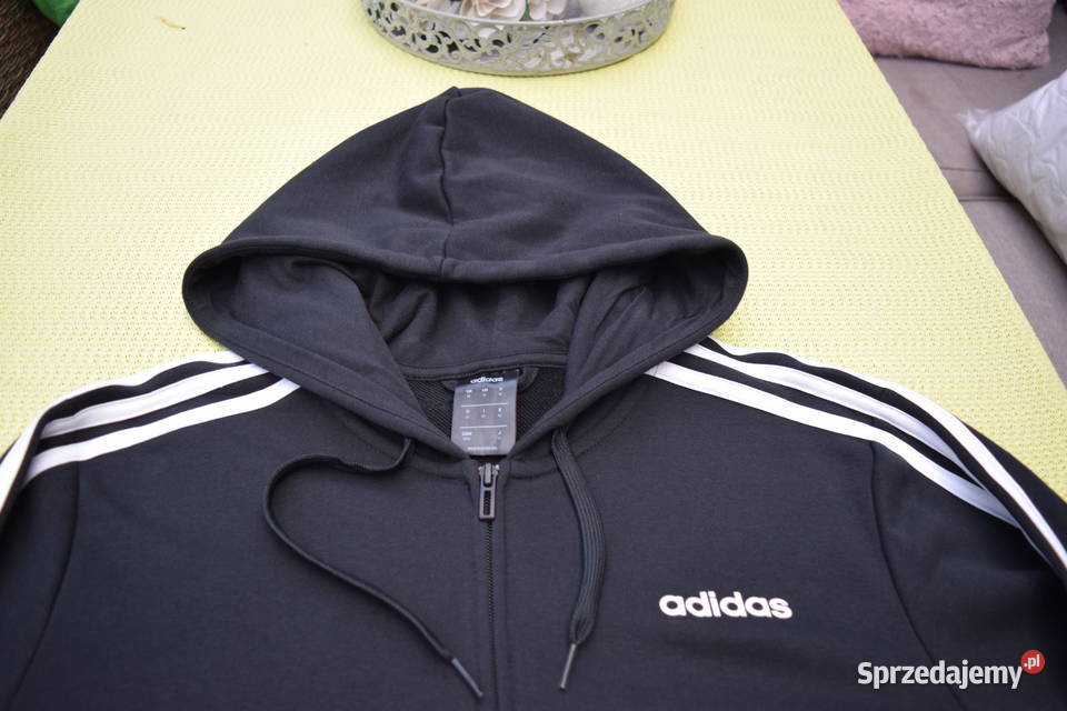 Bluza z Kapturem Oryginał ADIDASRozmiar M Okazja