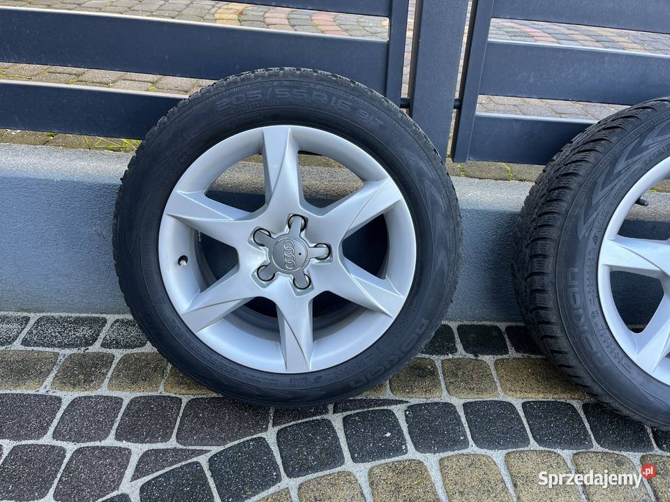 Alufelgi Opony zimowe koła 20555 R16 Audi A4A3A6 Nakło Śląskie