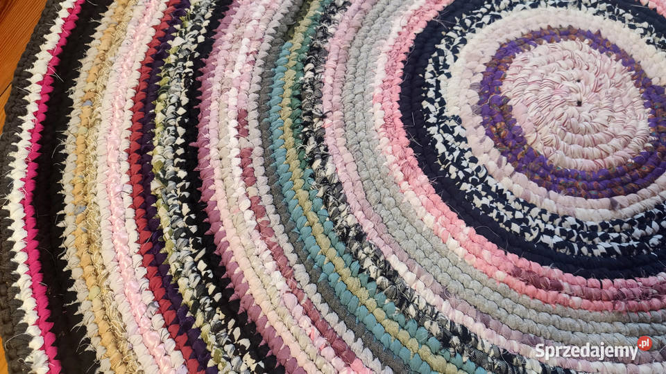 Chodnik dywanik 125 rękodzieło zero waste Łódź
