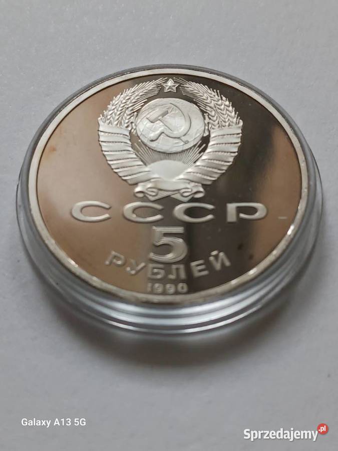 5 Rubli ZSRR Erewań 1990 r menniczelustrzane Konin