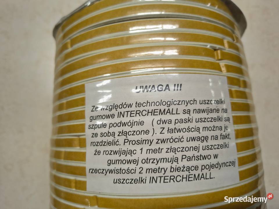 Uszczelka gumowa samoprzylepnado okien i drzwi Okna ścienne Oblęgór sprzedam