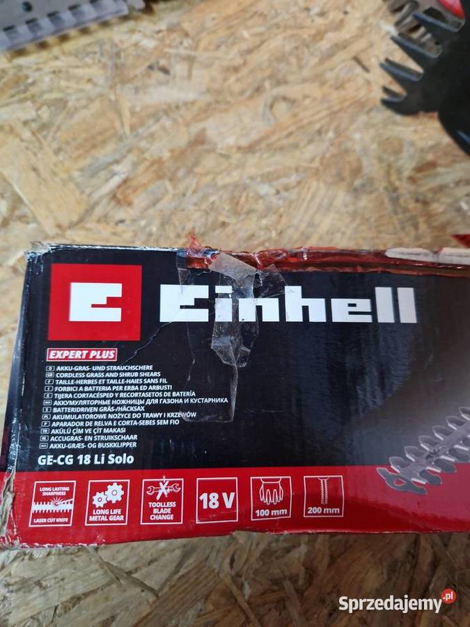 Nożyce do trawy i żywopłotu AKUMULATOROWE xch Elektryczne Głogowa