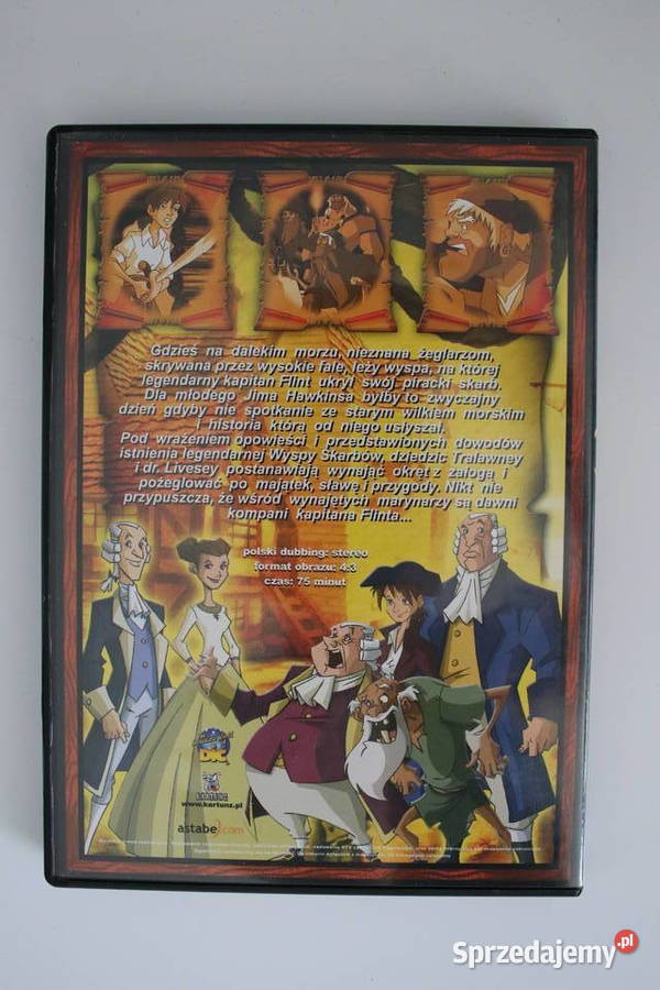 Film bajka Wyspa skarbów płyta DVD