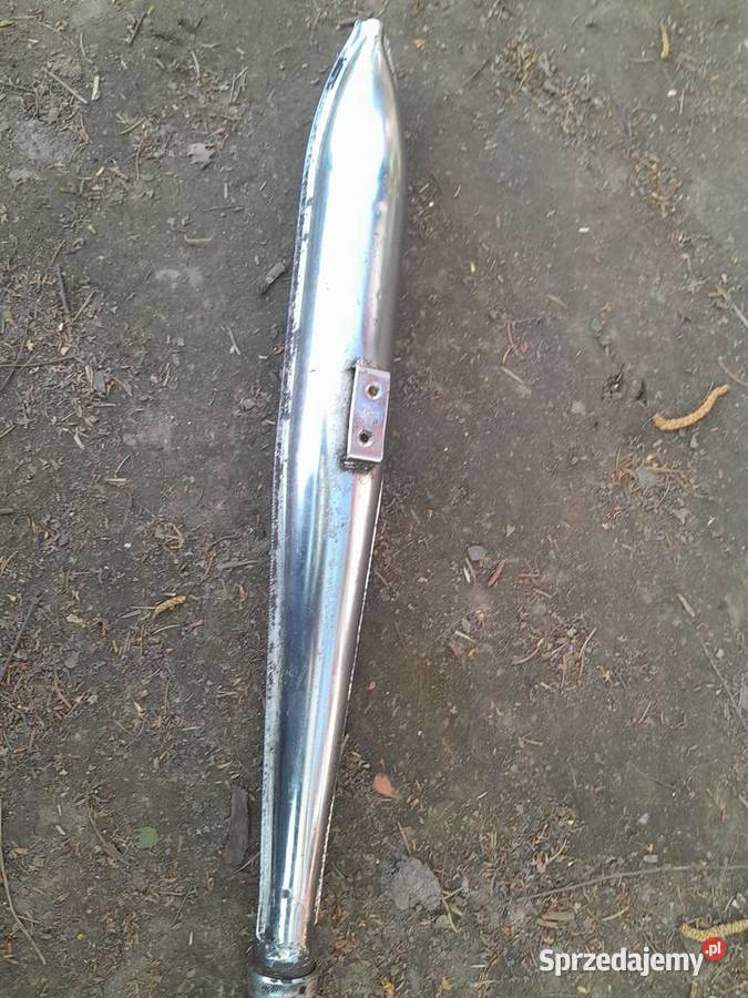 Romet Kadet oryginalny tłumik kolanko chrom Pozostałe Świerzawa