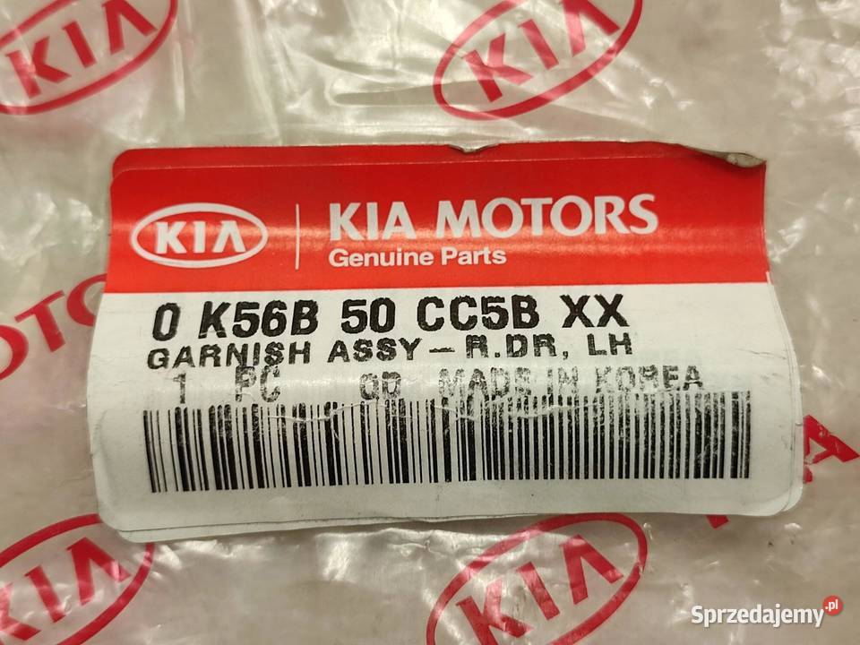 LISTWA DRZWI LEWY TYŁ KIA CARNIVAL II FL