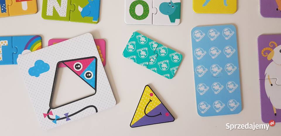 Puzzle Czuczu literki zwierzątka kwadraty mazowieckie Warszawa sprzedam