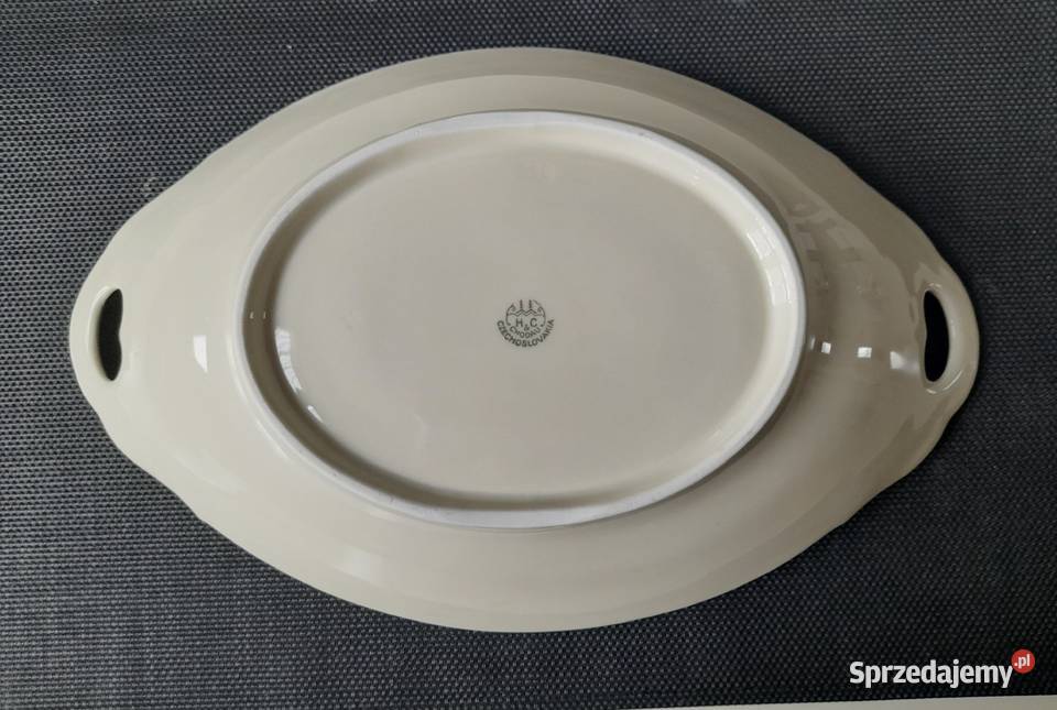 Porcelanowy półmisek HC Chodau Czechoslovakia Koło