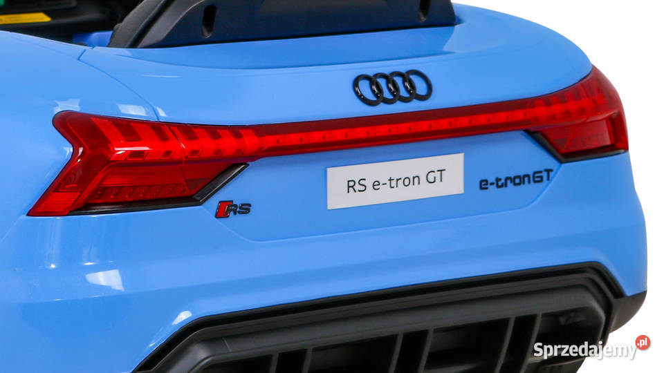 Audi RS ETron GT na akumulator Niebieski auto Łopuszno