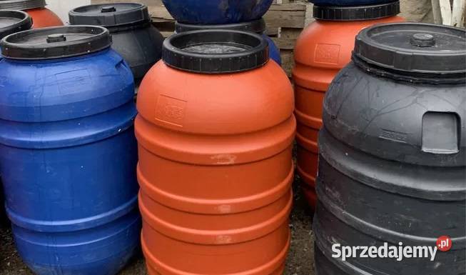 Beczki plastikowe 200 220lspożywczetransport śląskie Zabrze sprzedam
