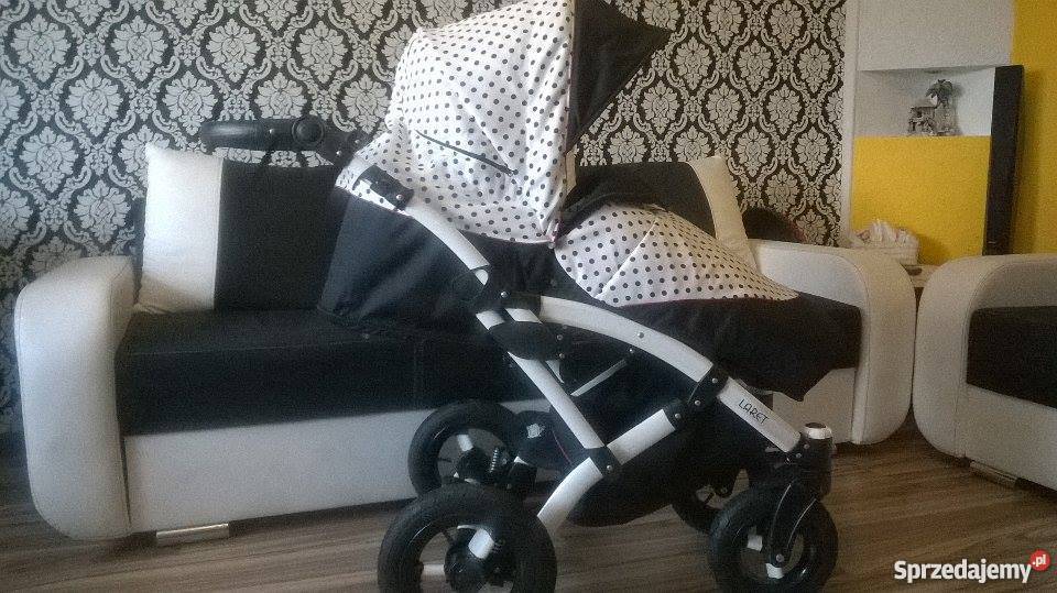 Wózek 3 w 1 tako laret groszki kropki Złoty Stok