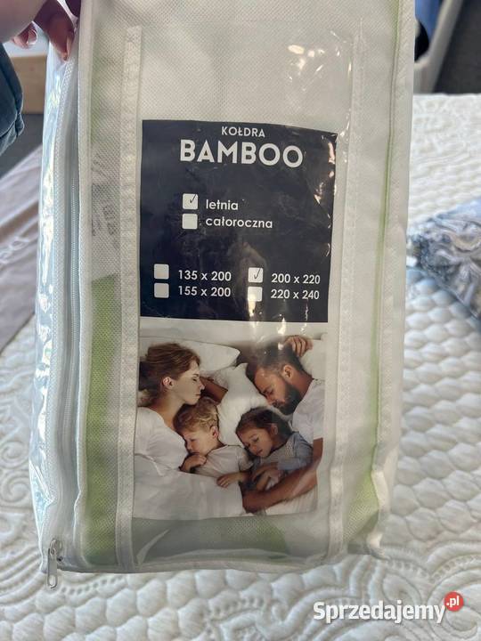 Kołdra Bamboo Letnia 200x220 15 NOWA mazowieckie