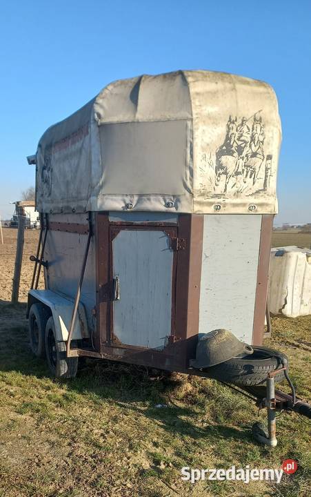 Przyczepa 2 osiowa do przewozu zwierząt sprzedam