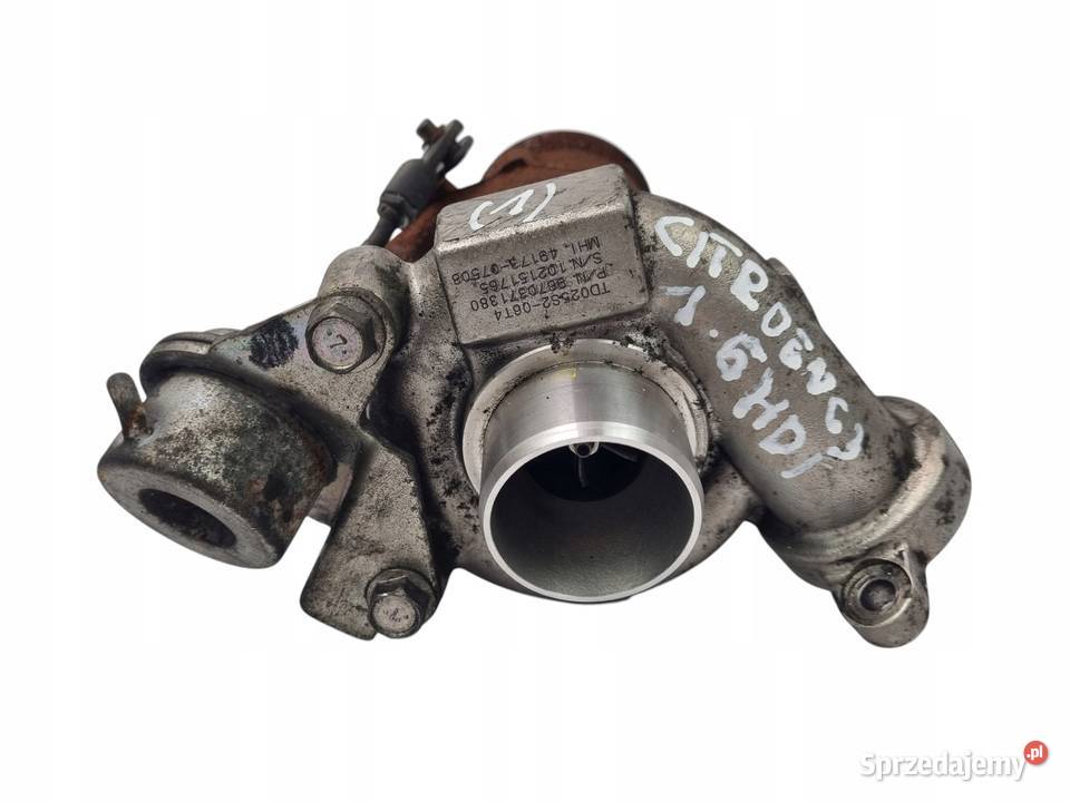 TURBOSPRĘŻARKA Citroen C3 C4 Berlingo Peugeot Chełm sprzedam
