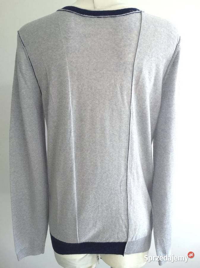 Sweter Wełniany 100 Wełna Merino Fine Jasnoszary podlaskie