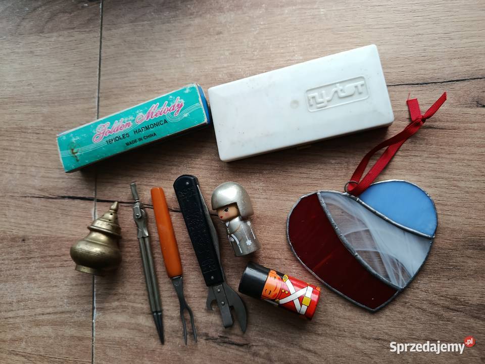 Zestaw 5 gadżety różności z PRL otwieracz zachodniopomorskie