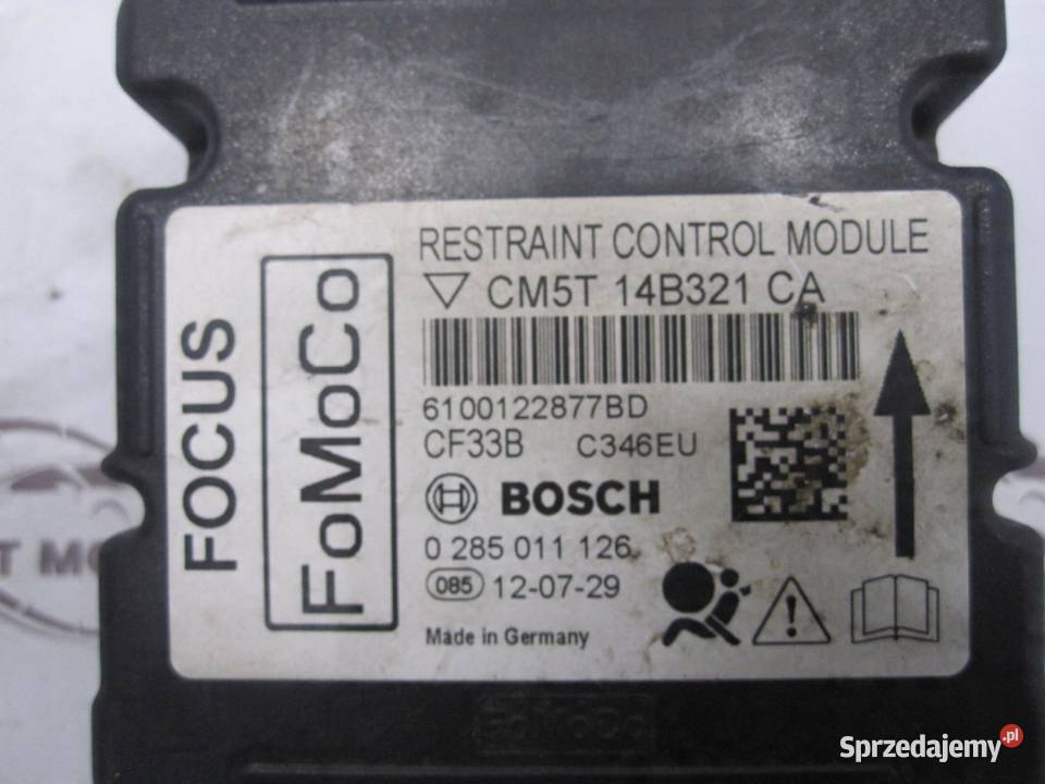 FORD FOCUS MK3 III 12r moduł poduszki AIRBAG