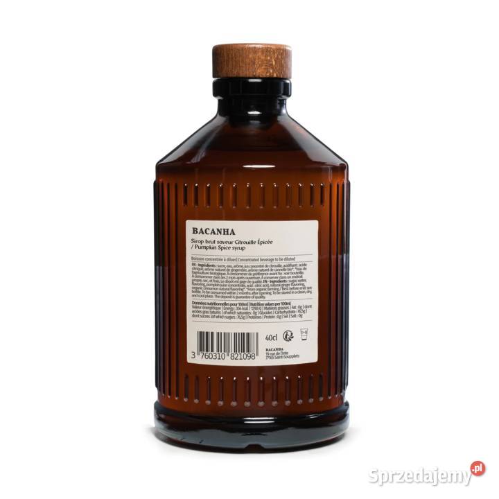 Syrop Bacanha o smaku dyni Pumpkin Spice ze Warszawa