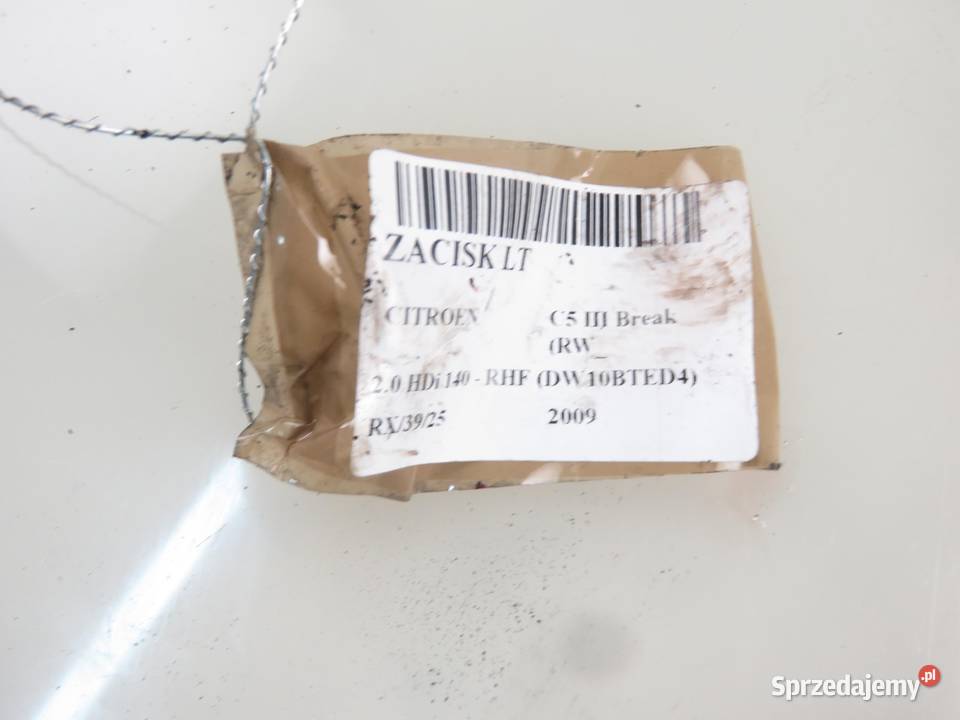 ZACISK LEWY TYŁ CITROEN C5 III 20 HDi 140 RHF Zaciski i jarzma małopolskie