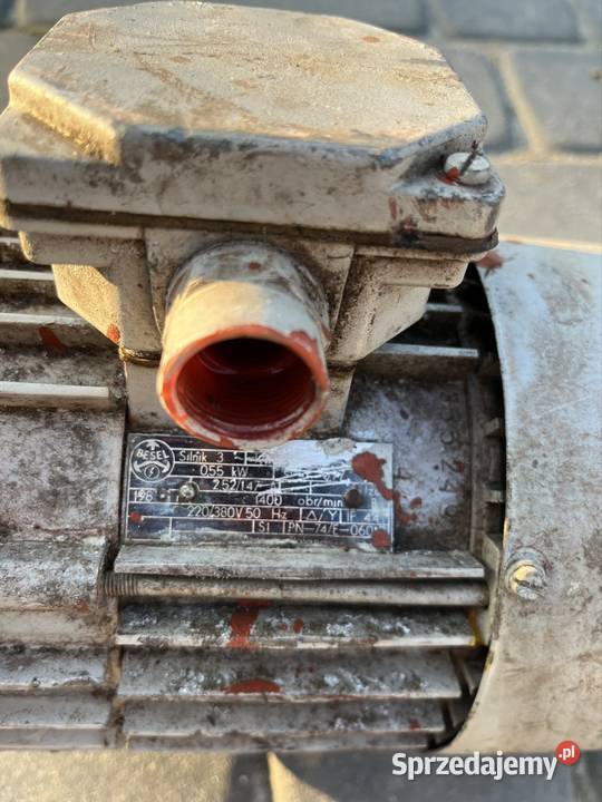 Silnik elektryczny 055kw 1400obrmin 1fazowy Zwoleń