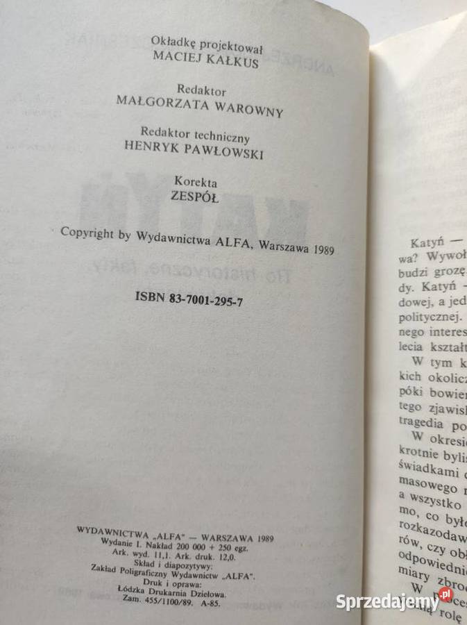 Katyń tło historyczne fakty dokumenty Andrzej Kielce