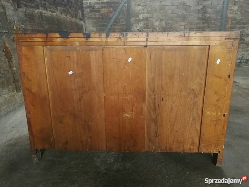 Piękna mahoniowa komoda XIX wtransport Wałbrzych
