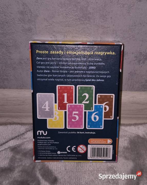 Zero gra karciana Łódź
