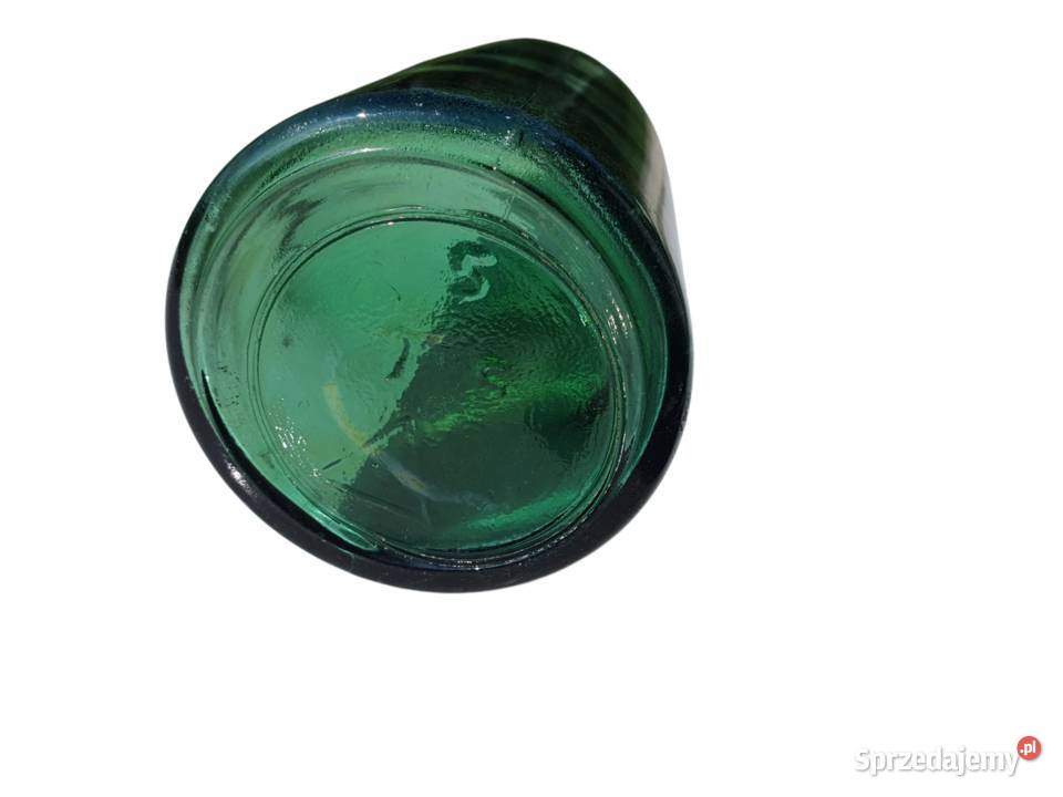 Stara szklana butelka z porcelanowym korkiem śląskie Cieszyn