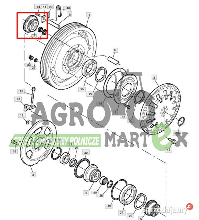 Z68351 PRZEKŁADNIA REDUKCYJNA JD Wichrów