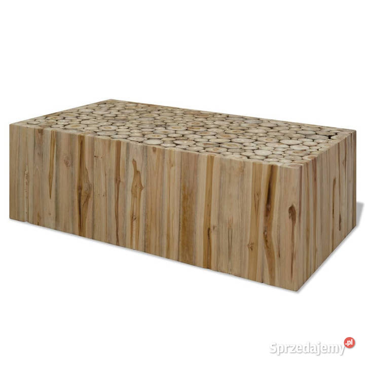 Stolik kawowy z drewna tekowego 90 x 50 x 30 Warszawa
