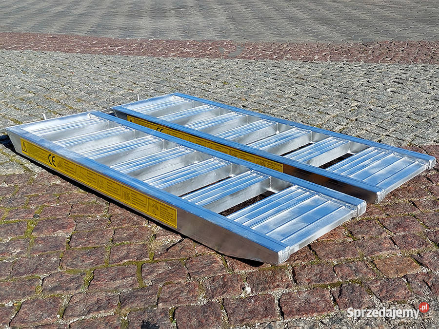 Nowe lekkie najazdy aluminiowe nowa rampa Kęty sprzedam