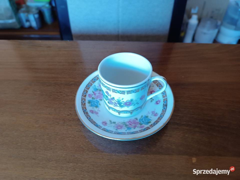 Zestaw 6 filiżanek z podstawkami do mokki Szczyrk