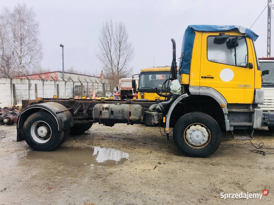 mercedes 1823 4x4 specjalny przebieg 90 Pługi (piaskarki) Sosnowiec