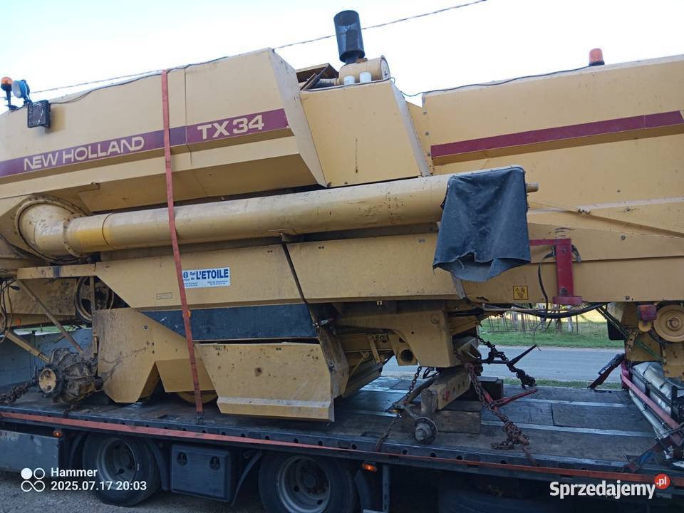 Sprowadzony Kombajn HOLLAND TX34 z sieczkarnia mazowieckie Siedlce