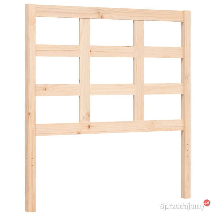 Rama łóżka z wezgłowiem lite drewno WM3193946 sprzedam