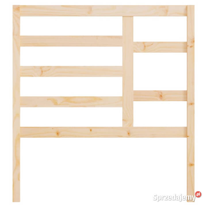 Wezgłowie łóżka 106x4x104 lite drewno sosnowe Warszawa