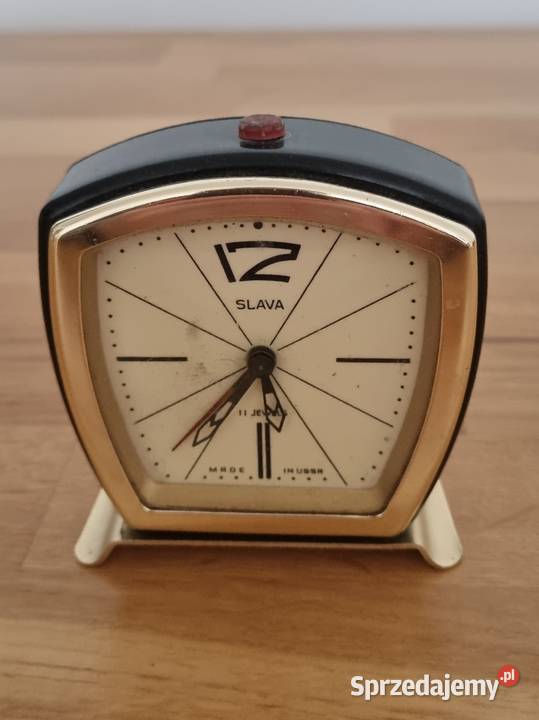 Slava zegarek budzik ZSRR lata 60te Warszawa