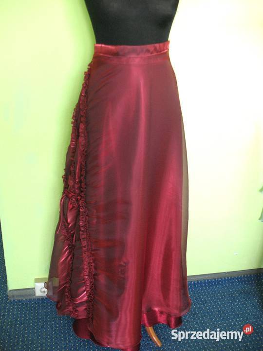 Spódnica maxi szyfon 38 M pas 70 Siedlce