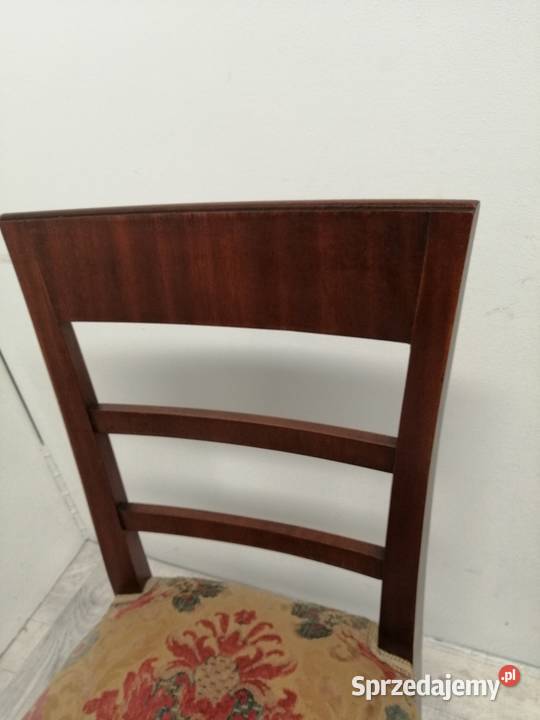 komplet do salonu stół i krzesła ława art deco Radomsko
