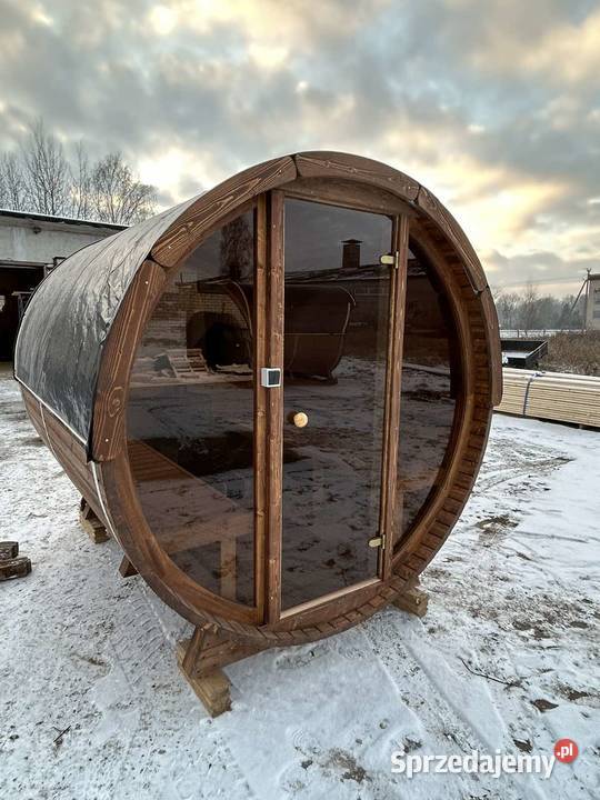 Sauna Beczka 200 Panoramiczna Bania Ruska Puńsk