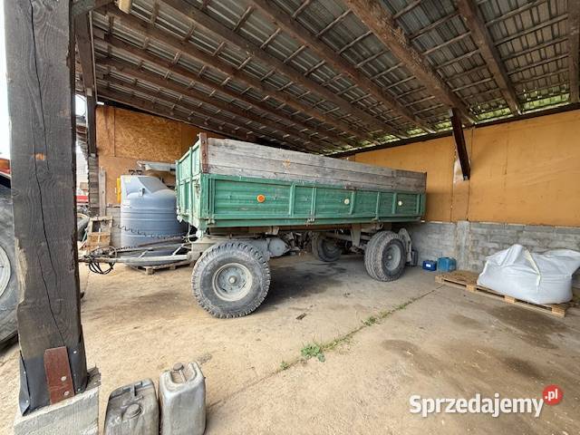 Przyczepa rolnicza 9 ton ładowności Agromet Maszyny rolnicze Dobków
