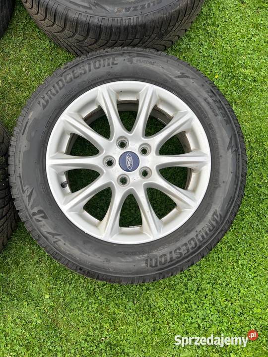 Felgi Ford OE 16 opony zimowe Bridgestone Samochodowe Gnieżdżewo
