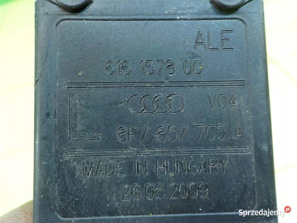 A3 8P II LIFT 09r CABRIO 2D pas bezpieczenstwa mazowieckie Suków