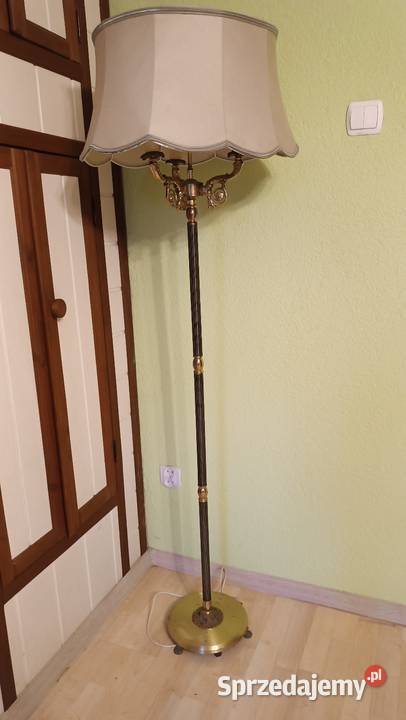 Lampa podłogowa mosiężna Goleniów