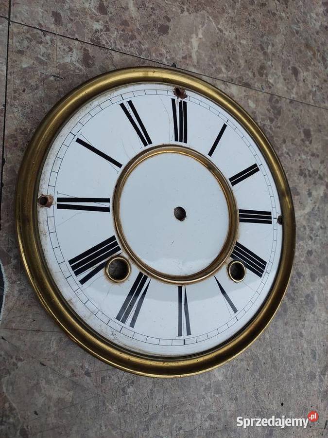 782 Tarcza starego zegara ściennego 18 77551 Tczew