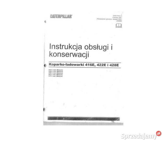 Cat Caterplillar 312C 416E 422E 428E 325D Kielce